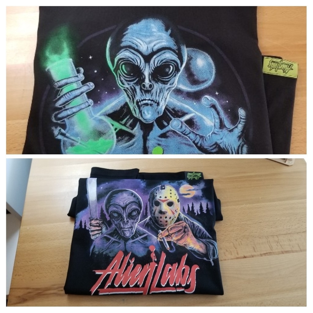 2 ALIEN LABS Lg T-Shirts BRAND NEW SPECIAL EDITION